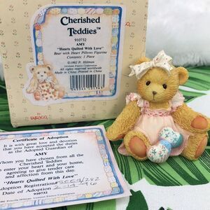 Cherished Teddies AMY “Hearts Quilted With Love”